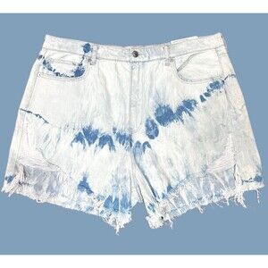 American Eagle NWT Sz 18 Comfort Stretch Waistband Highest Rise Mom Shorts Jeans